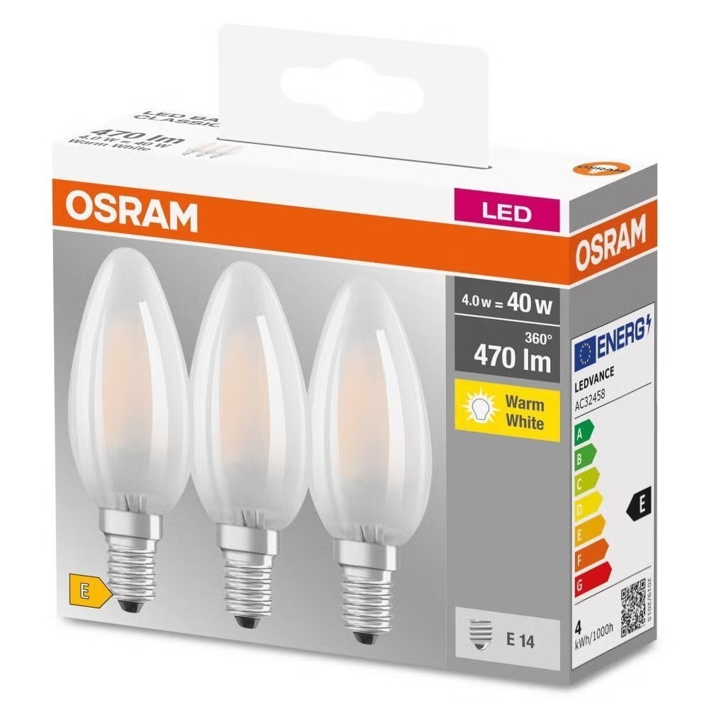 OSRAM Leuchtmittel 3er-Spar-Pack Kerze E14 3ER Angebot bei Norma