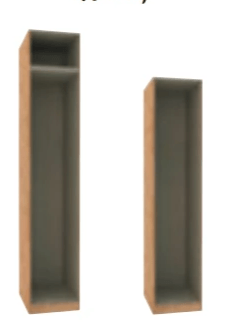 Schranksystem Unit Breite ca. 45cm, Höhe ca. 242cm Angebot bei XXXLutz