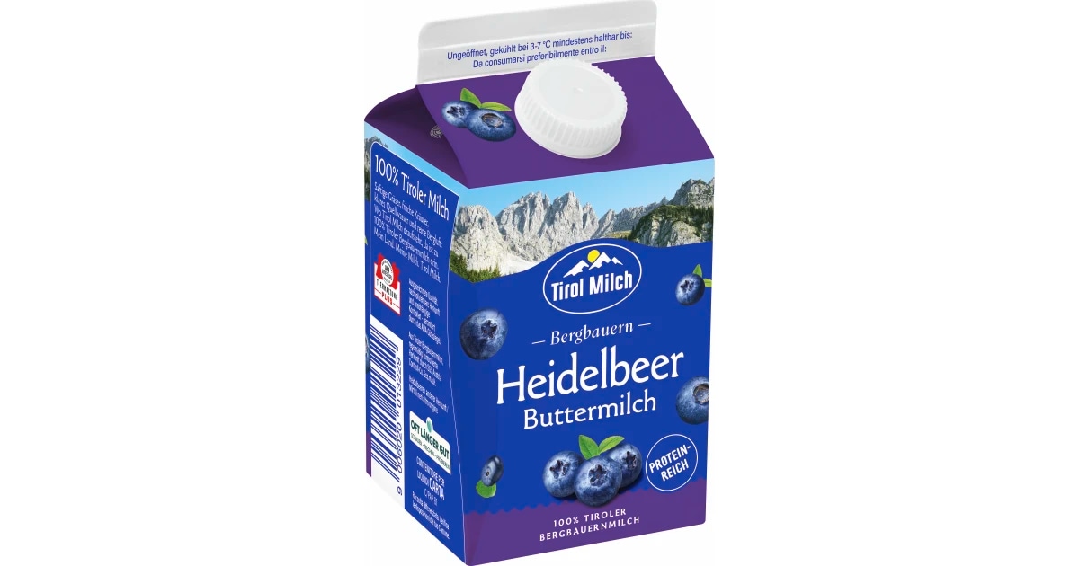Buttermilch mit Frucht 500 ml Tirol Milch Angebot bei MPREIS