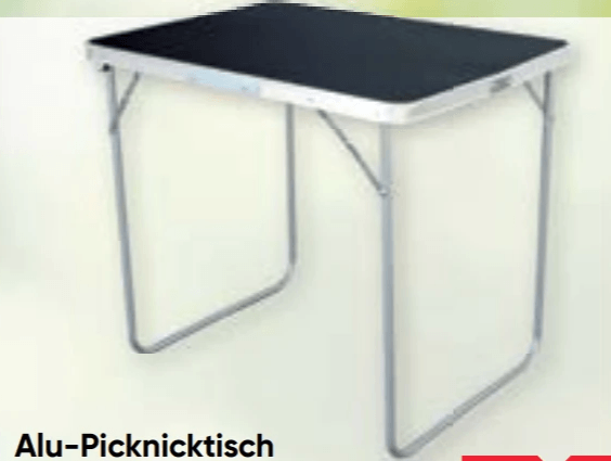 Alu-Picknicktisch Angebot bei Maximarkt