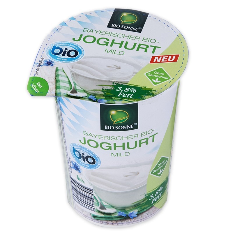 Bio Sonne Bayerischer Bio-Joghurt je 500 g Angebot bei Norma