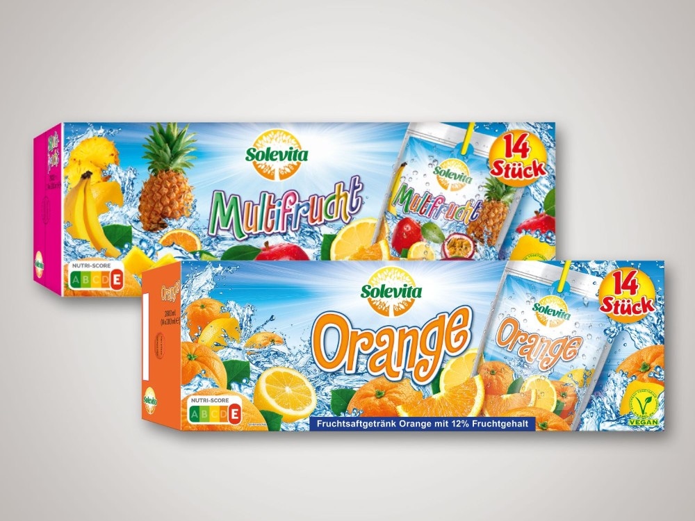 Solevita Funny Fruit Drink 14 x 0.2 l Angebot bei Lidl
