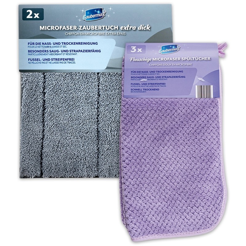 Microfaser Tücher Saubermax Angebot bei Norma