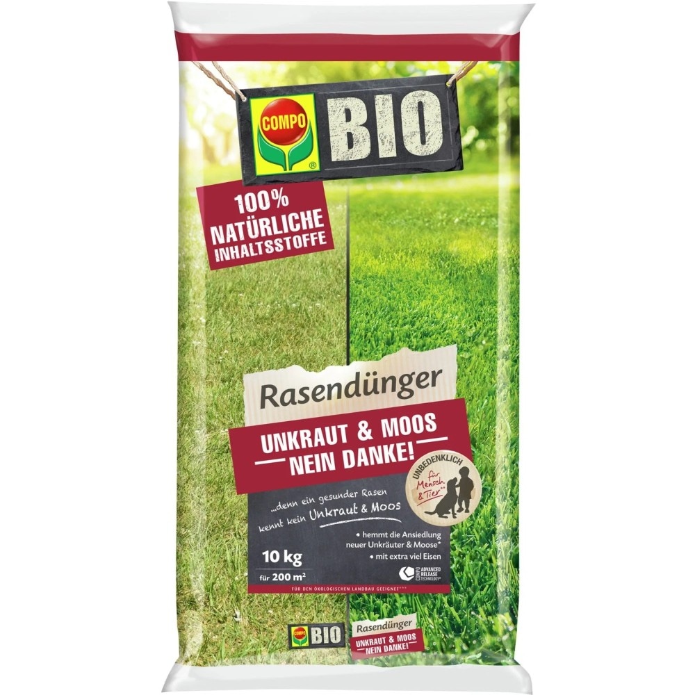 Bio-Rasendünger Unkraut & Moos Nein Danke! 10 kg COMPO Angebot bei Maximarkt