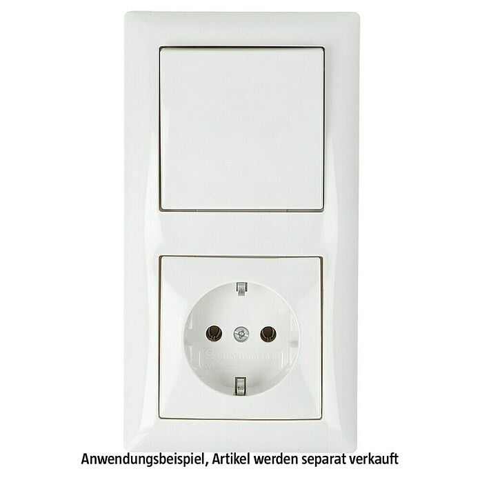 Schalterserie BALANCE Alpinweiß Steckdose Busch-Jaeger Angebot bei Bauhaus