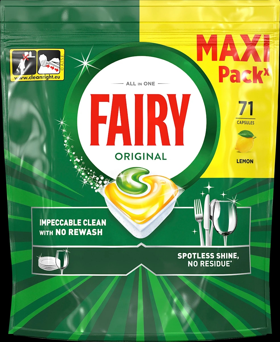 Fairy Tabs All-in-One L-Size 48/71 Stück Angebot bei Penny