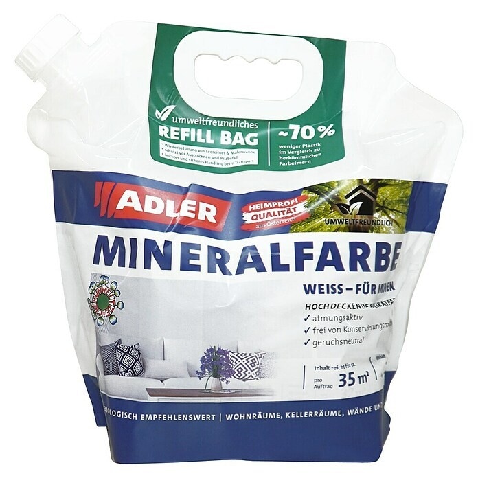 Mineralfarbe Nachfüllpackung 7 kg Adler Angebot bei Bauhaus