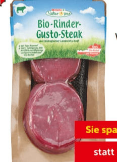 Bio-Gustosteak aus Österreich 350 g SPAR Natur*pur Angebot bei Interspar