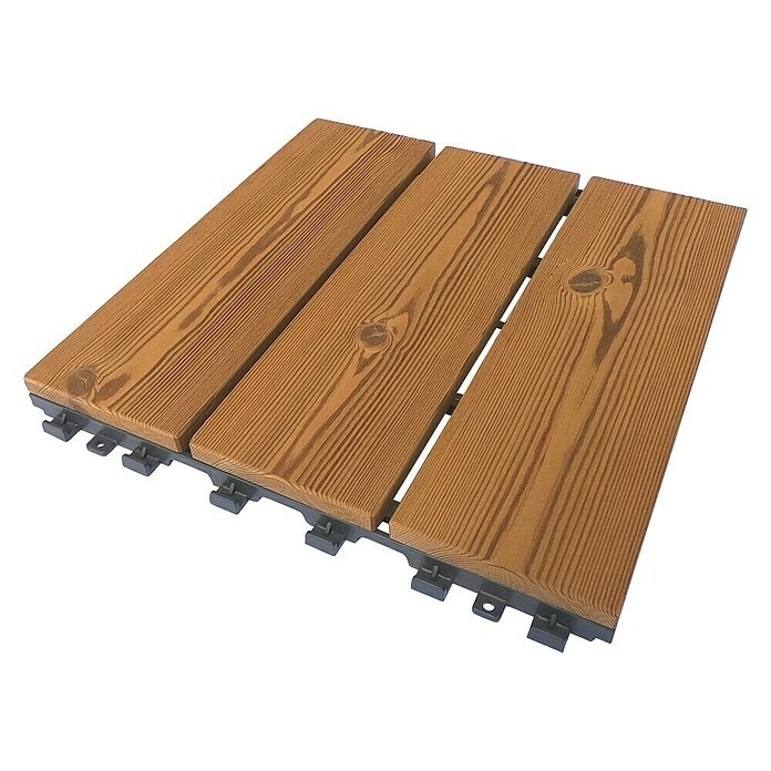 Holz-Klickfliese SMARTDECK 6 Stk. Angebot bei Bauhaus
