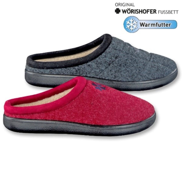 Filz-Pantoletten Camprella Angebot bei Norma