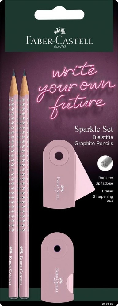 Schreibset Sparkle Rose FABER-CASTELL Angebot bei Maximarkt