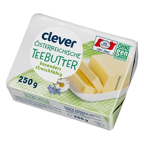 clever Österreichische Teebutter 250 g Angebot bei Adeg