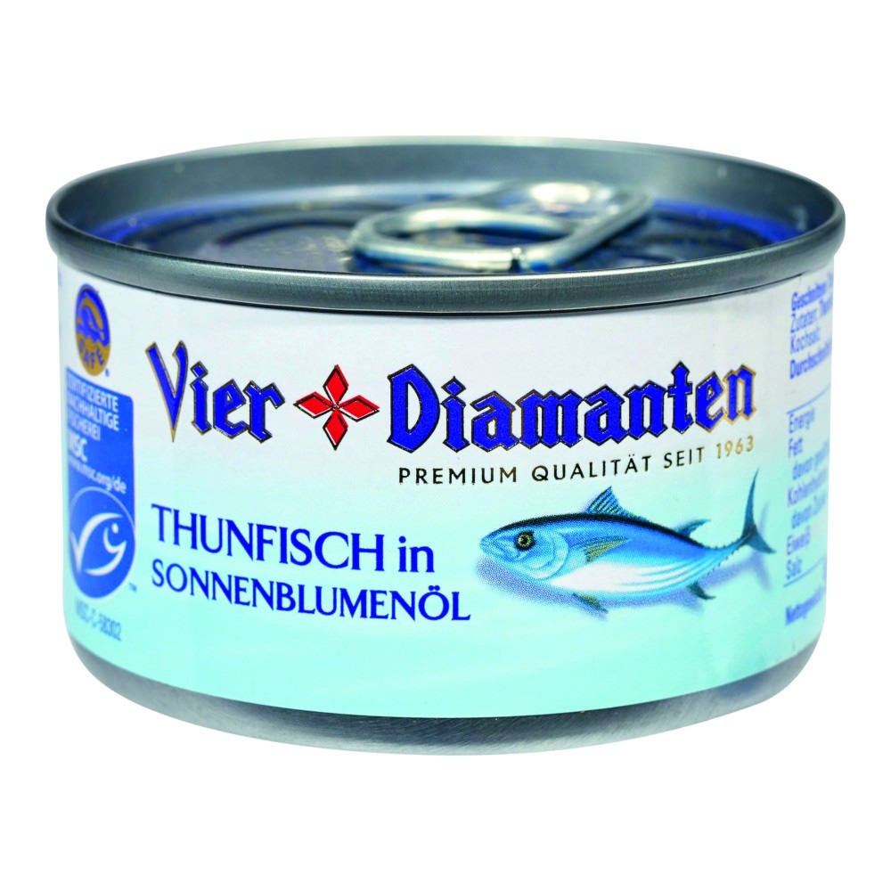 Vier Diamanten Thunfisch 95 g Angebot bei Spar