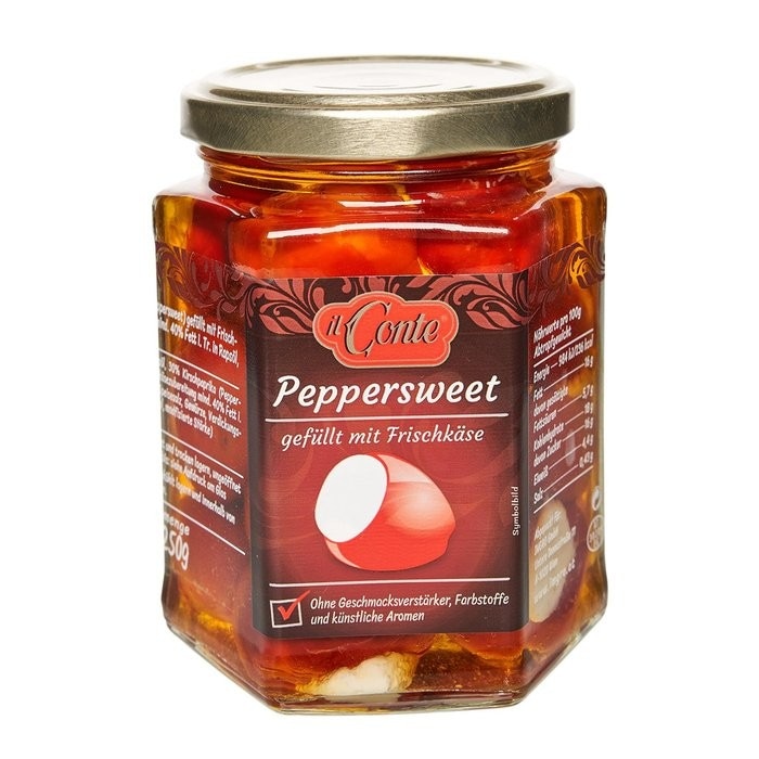 Peppersweet gefüllt mit Frischkäse 250 g Il Conte Angebot bei Penny