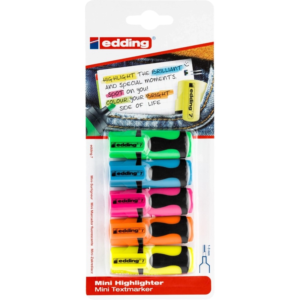 Mini Textmarker 6 Stk. Angebot bei Müller