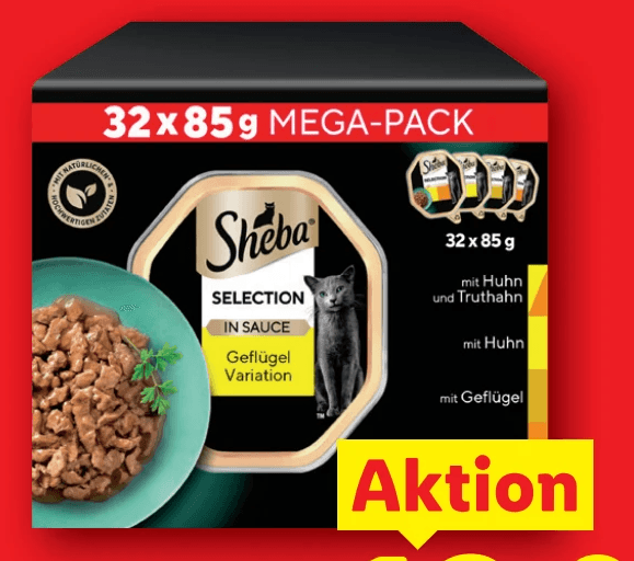 Sheba Katzennassnahrung 32x 85 g Angebot bei Lidl