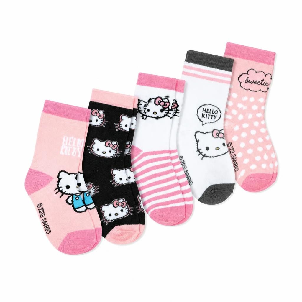 Kinder-Socken 5 Paar Hello Kitty/Barbie/Hot Wheels/Spiderman Angebot bei Hofer