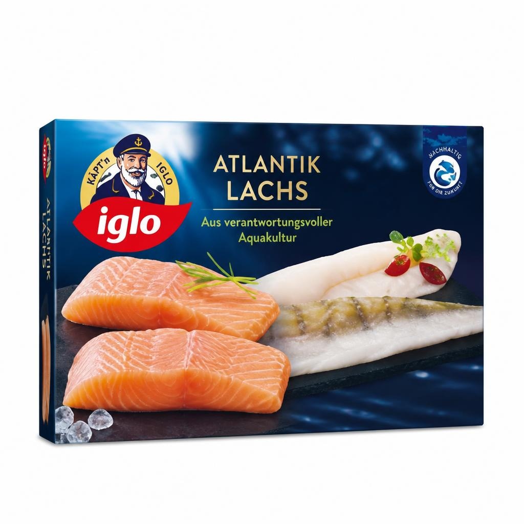 Iglo Atlantik-Lachs, Forelle, Wolfsbarsch, Goldbrasse, Black-Tiger-Garnelen, ASC, Dorsch paniert od. MSC od. Zander 200 g - 480 g Angebot bei Billa