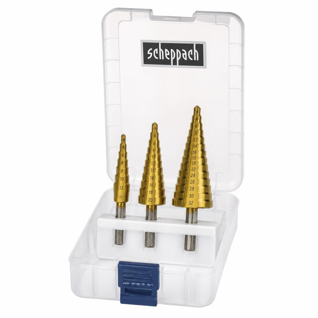 Scheppach HSS-Stufenbohrer-Set 3-tlg. Angebot bei Norma