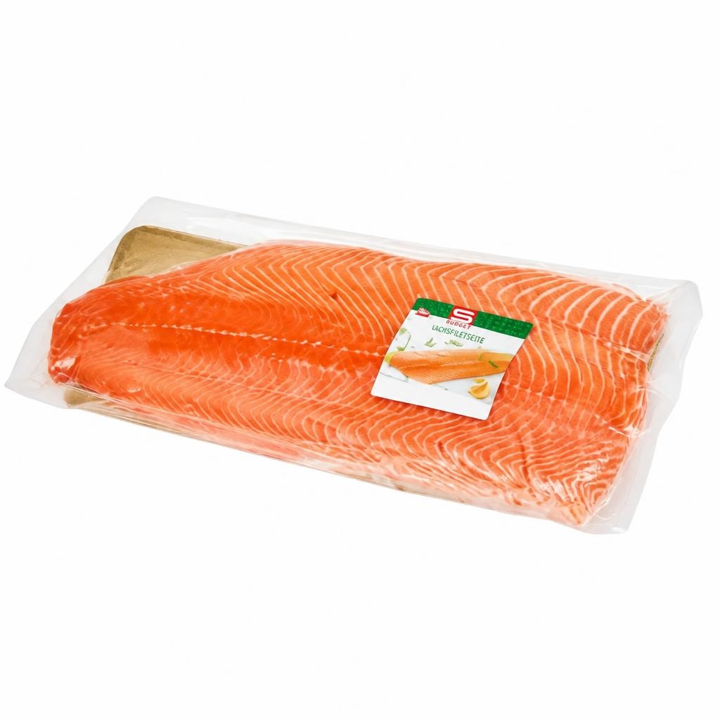 S-BUDGET Lachsfiletseite ca. 1-kg-Filet, per kg Angebot bei Eurospar