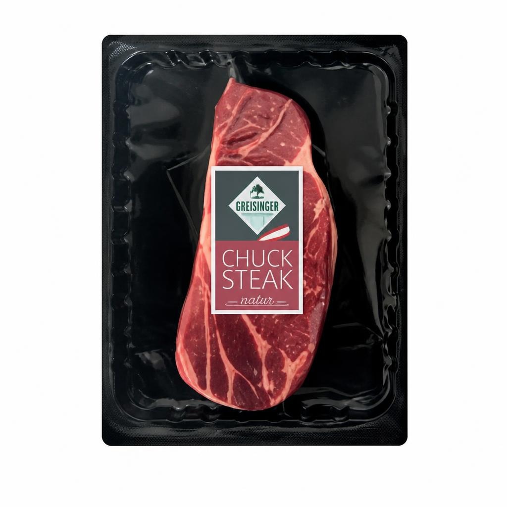 Greisinger Chuck Steak natur ca. 350 g Packung Angebot bei Penny