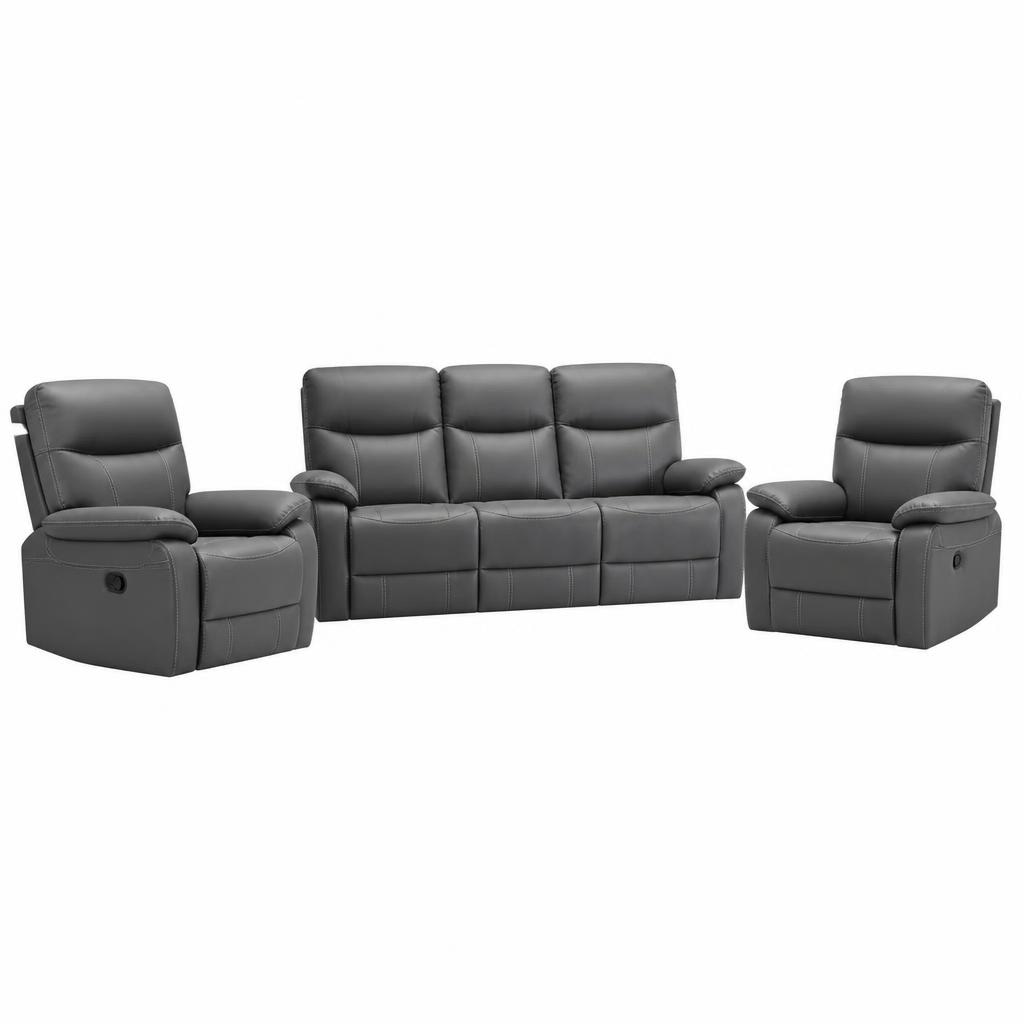 Polstergarnitur 3tlg. mit 5 Relaxfunktionen Angebot bei Norma