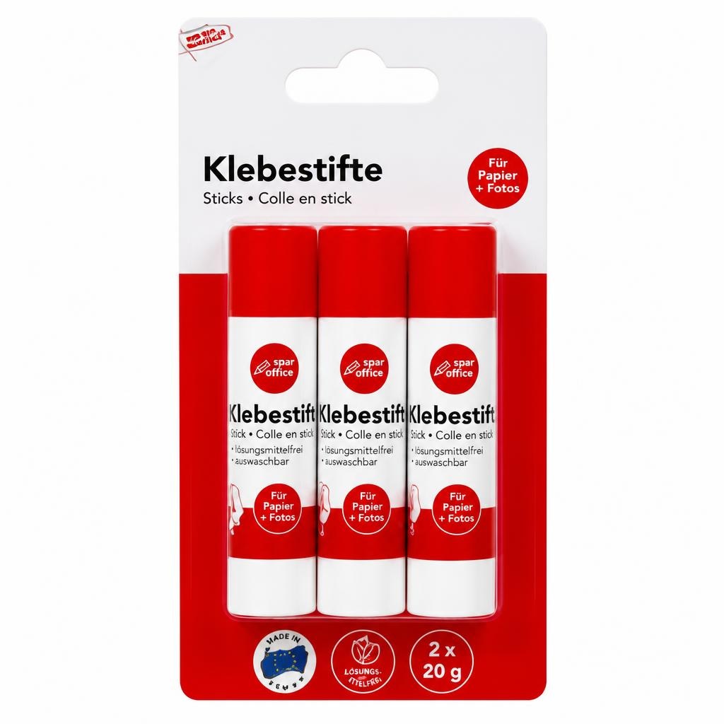 Klebestifte 2 x 10 g Spar office Angebot bei Interspar