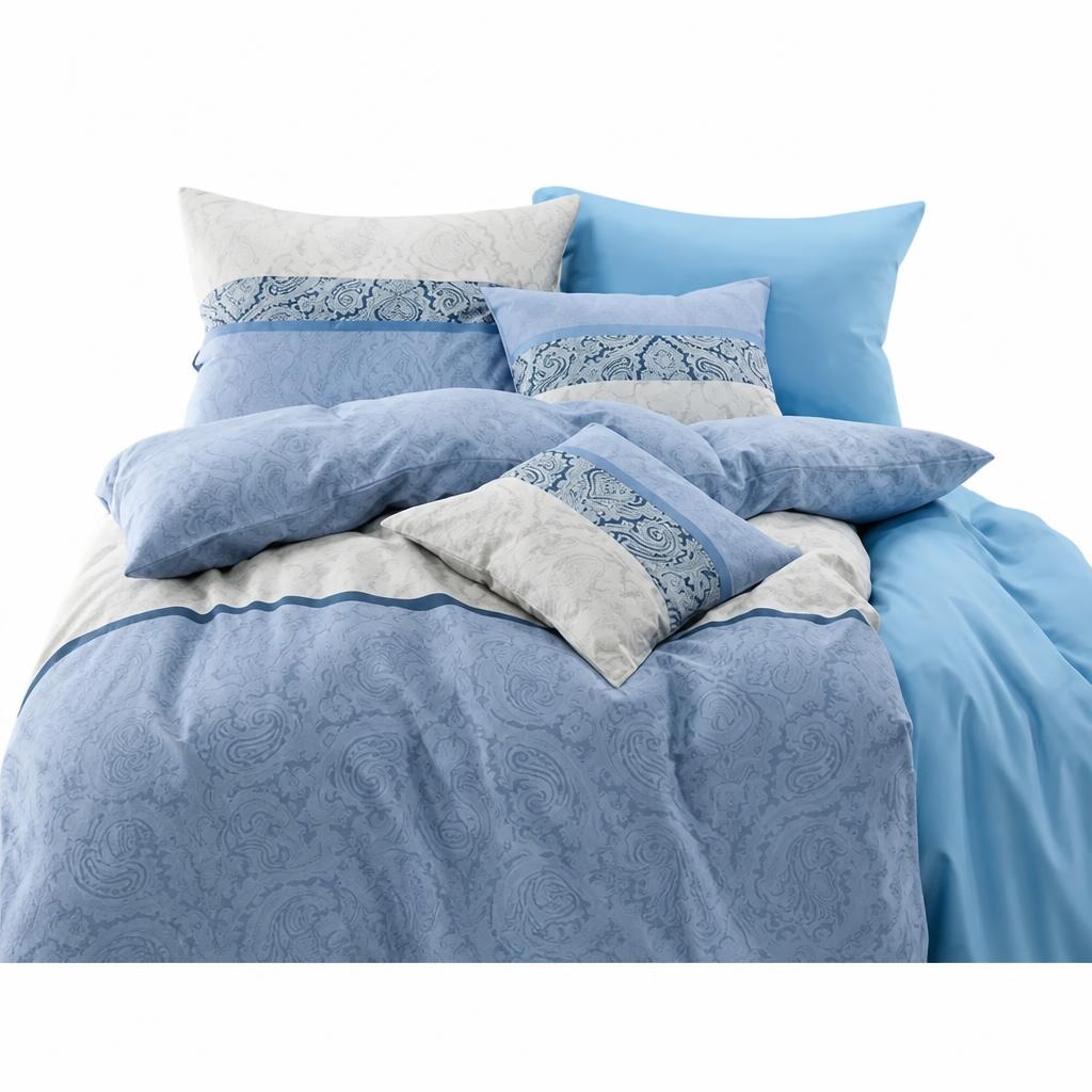 Baumwoll-Satin-Bettwäsche mit Zipp 140 x 200 cm, 70 x 90 cm Angebot bei Reiter