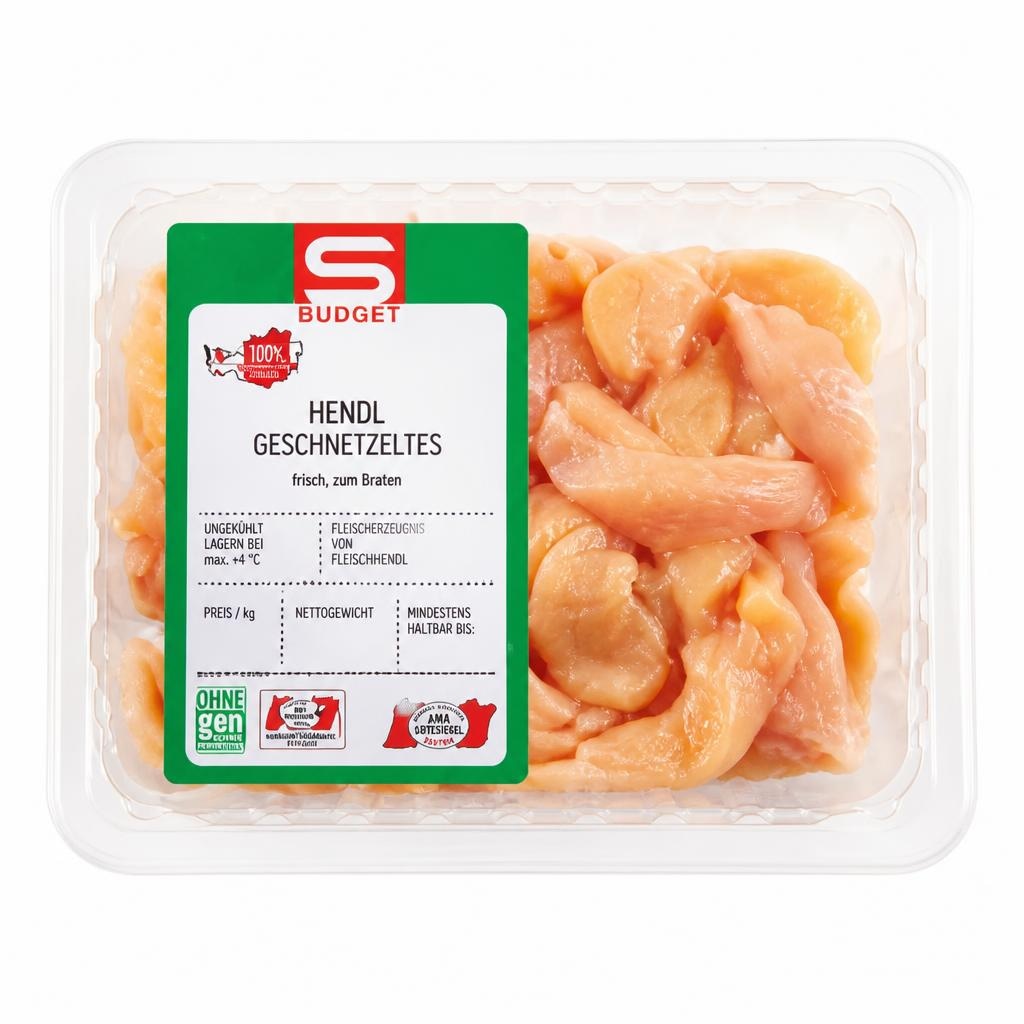 Hendl Geschnetzeltes 350 g Angebot bei Spar