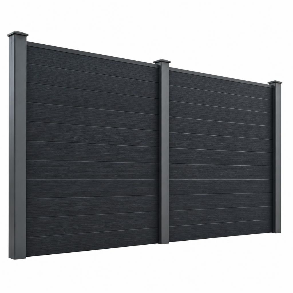 WPC-Sichtschutzzaun CARACAS 5x Element + 6x Pfosten Angebot bei Norma