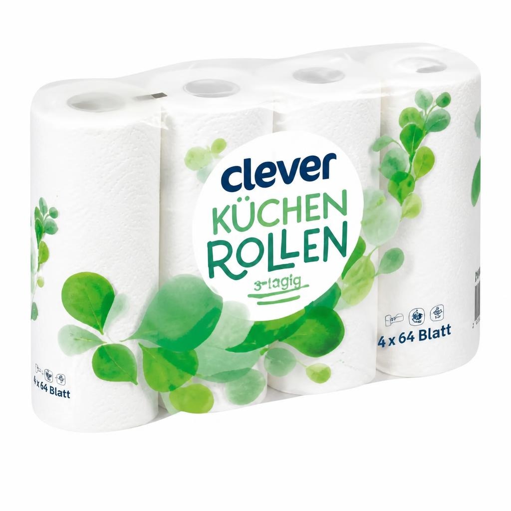 Küchenrolle 4 Rollen Clever Angebot bei Adeg