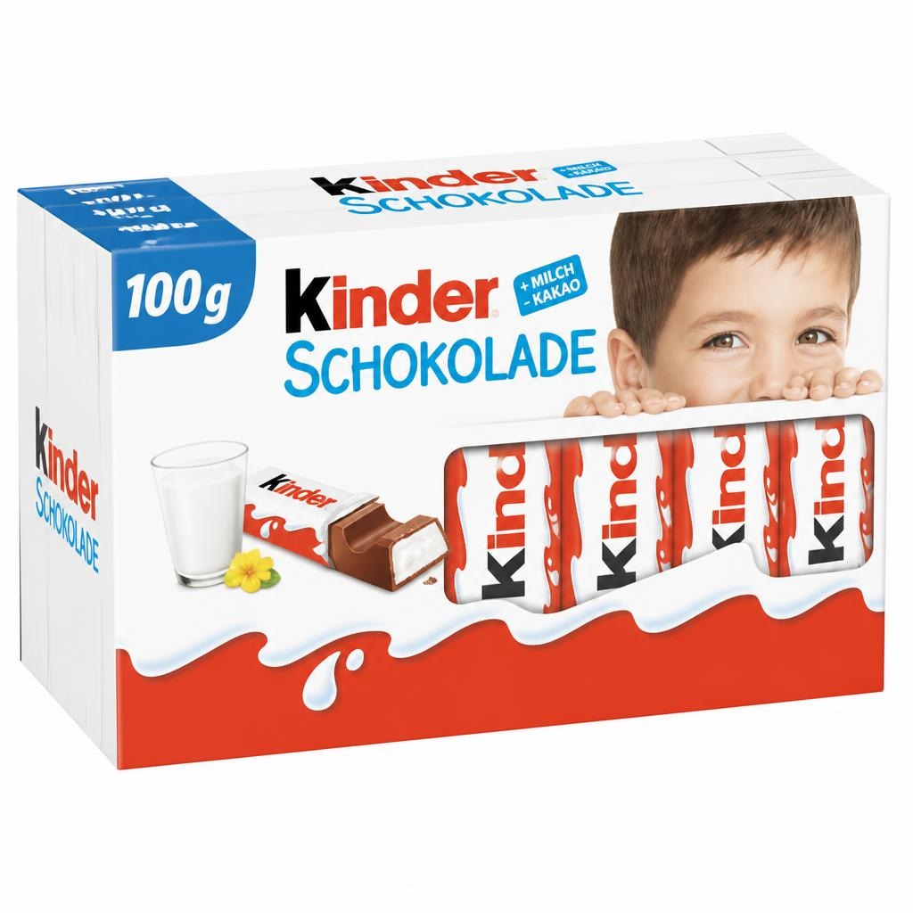 Schokolade 4x100 g Kinder Angebot bei Norma