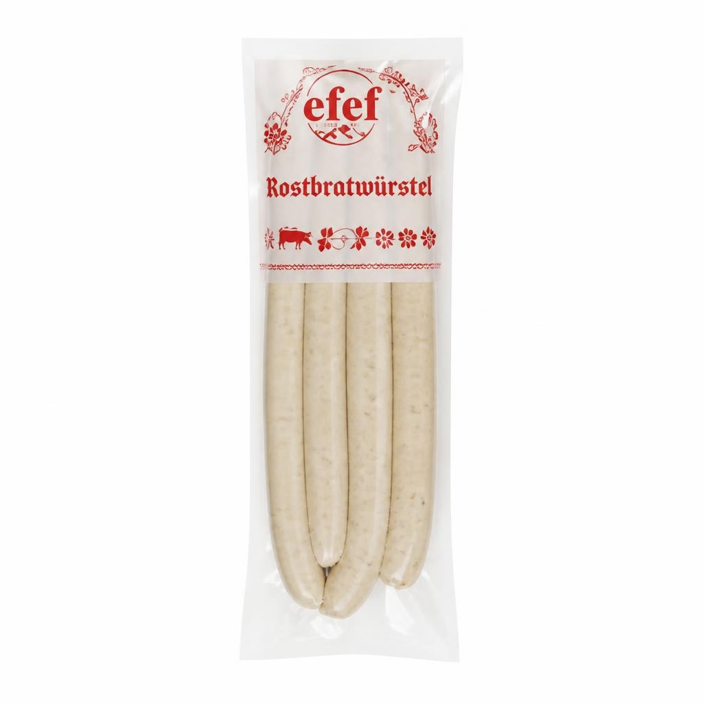 efef Rostbratwürstel 200 g Packung Angebot bei Adeg