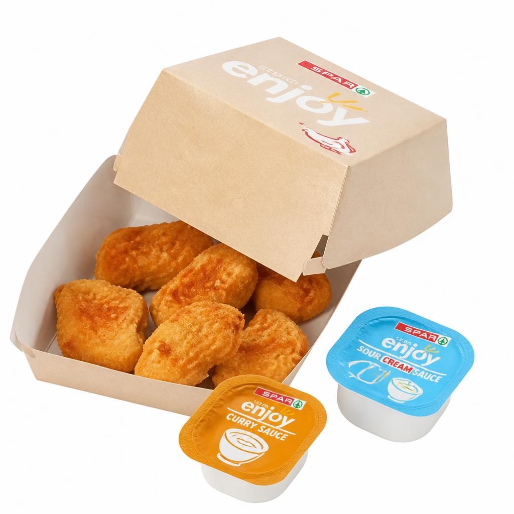 SPAR enjoy Chicken Nuggets 6er mit Sauce 6 Stück Angebot bei Interspar