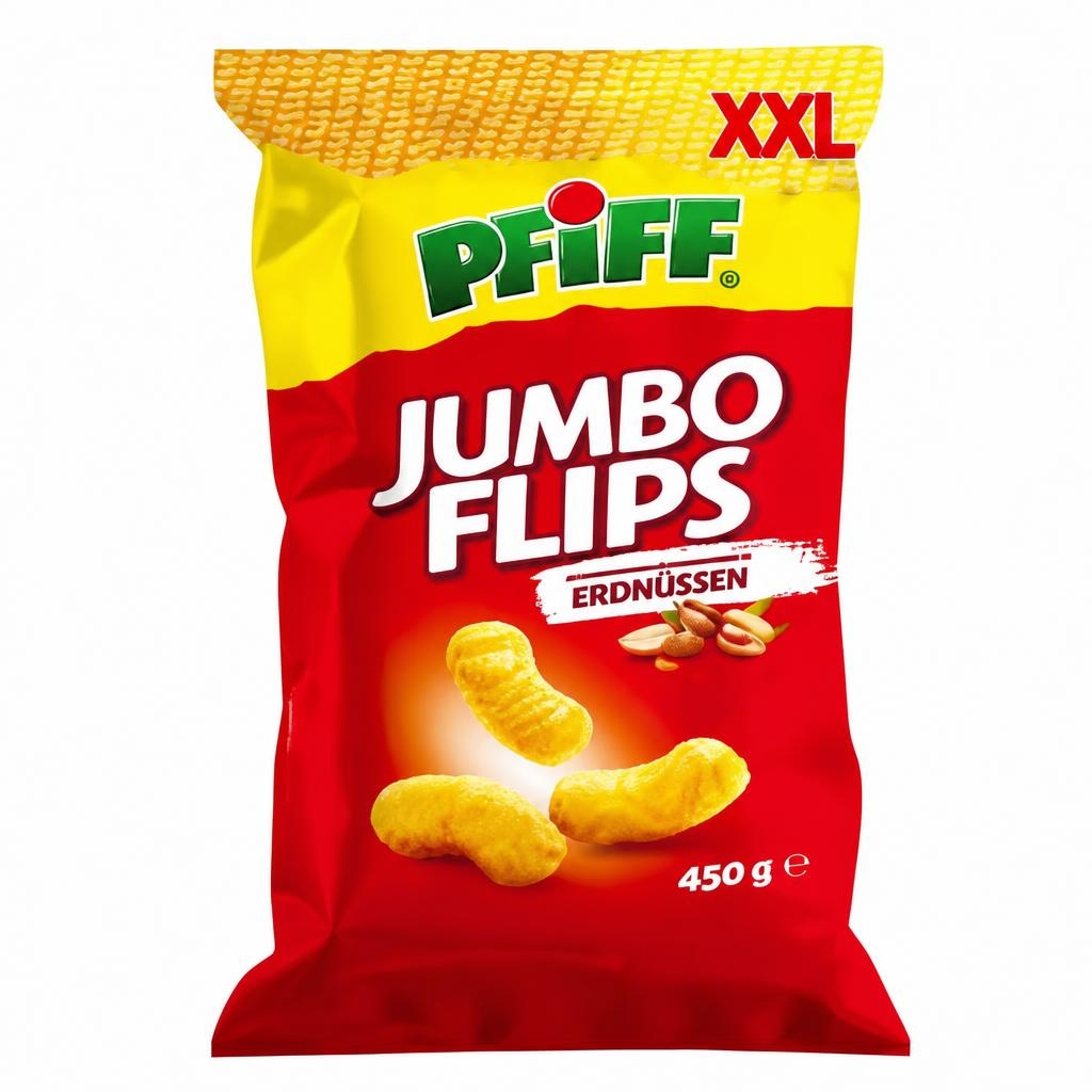 Jumbo Erdnuss-Flips XXL 450 g Angebot bei Norma