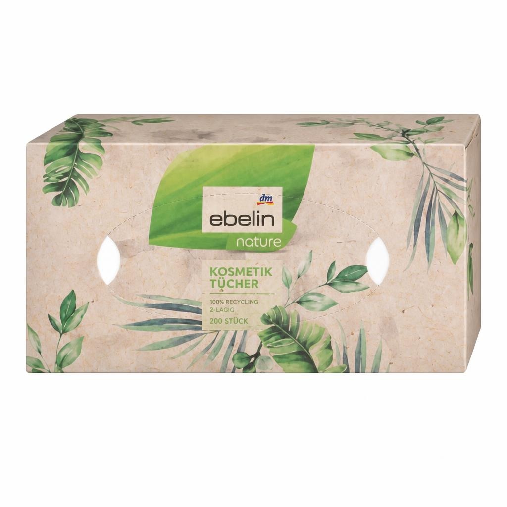ebelin nature Kosmetiktücher Recycling 200 Stk. Angebot bei Dm