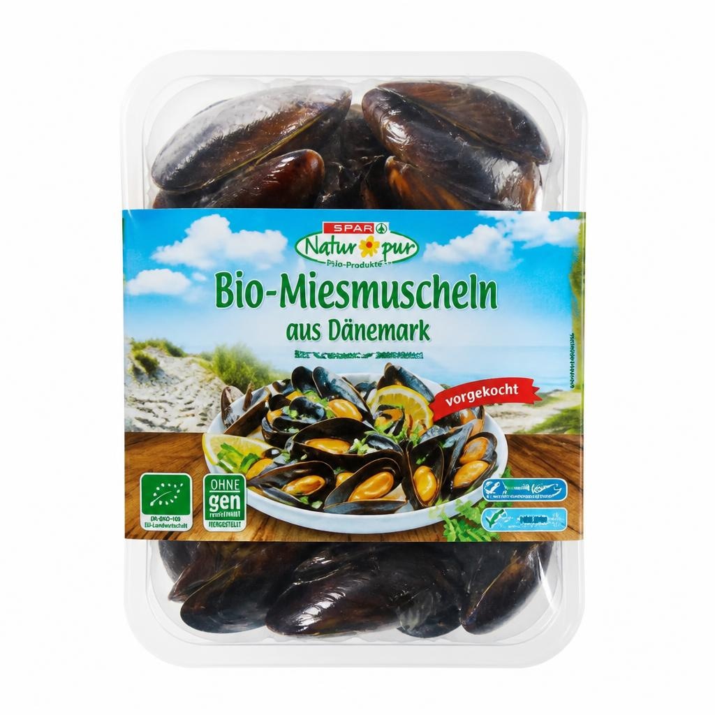Bio-Miesmuscheln 500-g-Pkg. Natur Pur Angebot bei Spar