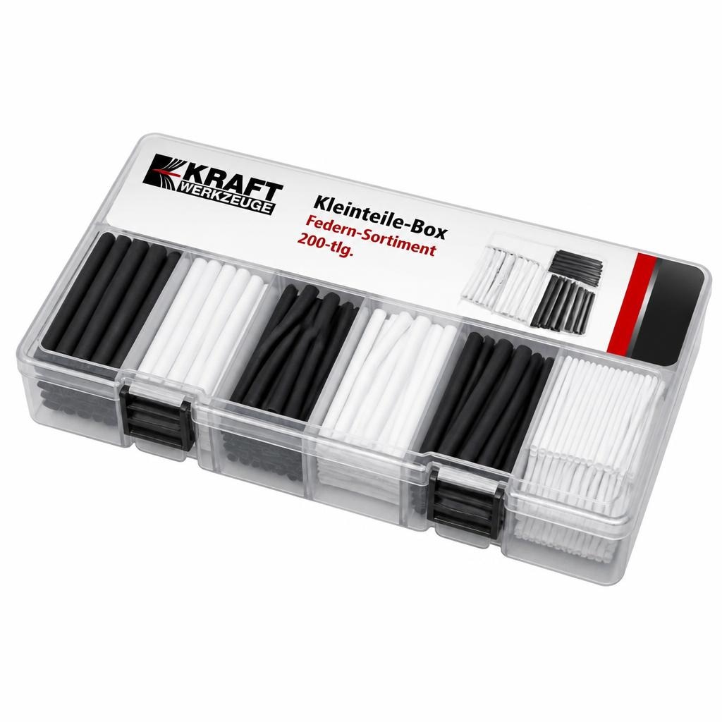 Kleinteile-Box Schrumpfschlauch-Sortiment 127-tlg. KRAFT Angebot bei Norma