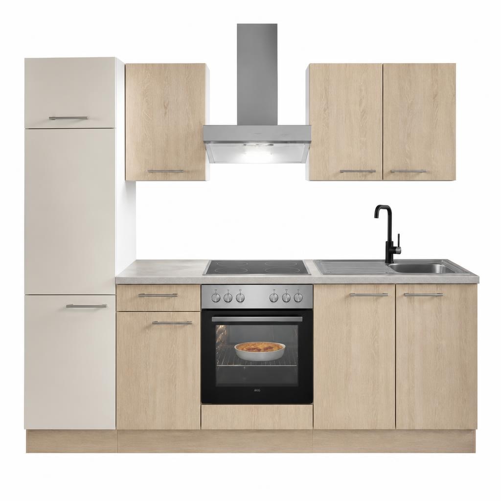 KÜCHENBLOCK ca. 260 cm Pino Angebot bei Möbelix