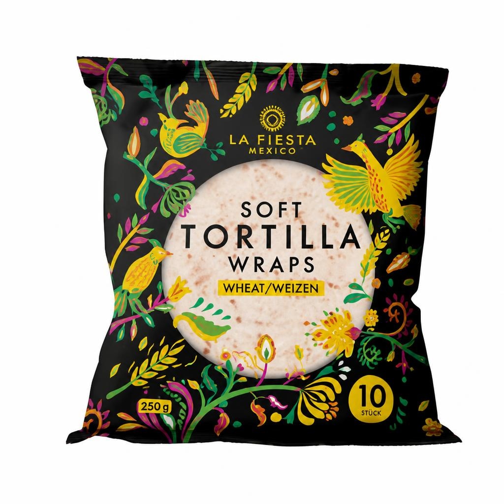 La Fiesta Mexico Soft Tortilla Wraps Weizen Mini 10 Stück, 250-g-Packung Angebot bei Interspar