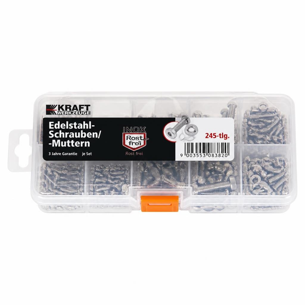 XXL-Schrauben-Sortiment Spanplattenschrauben PZ 1070-tlg. KRAFT Angebot bei Norma