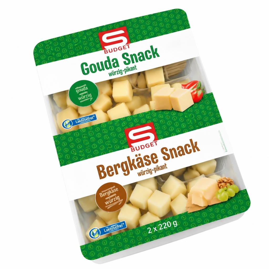 Käse Snack 220 g S-Budget Angebot bei Spar