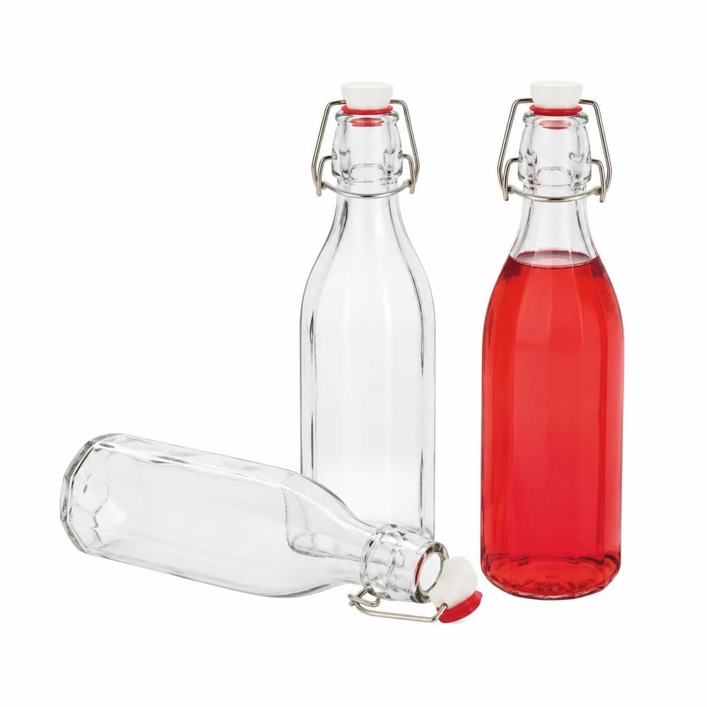 Glasflasche 12-Kant 0,5 Liter SIMPEX BASIC Angebot bei Maximarkt
