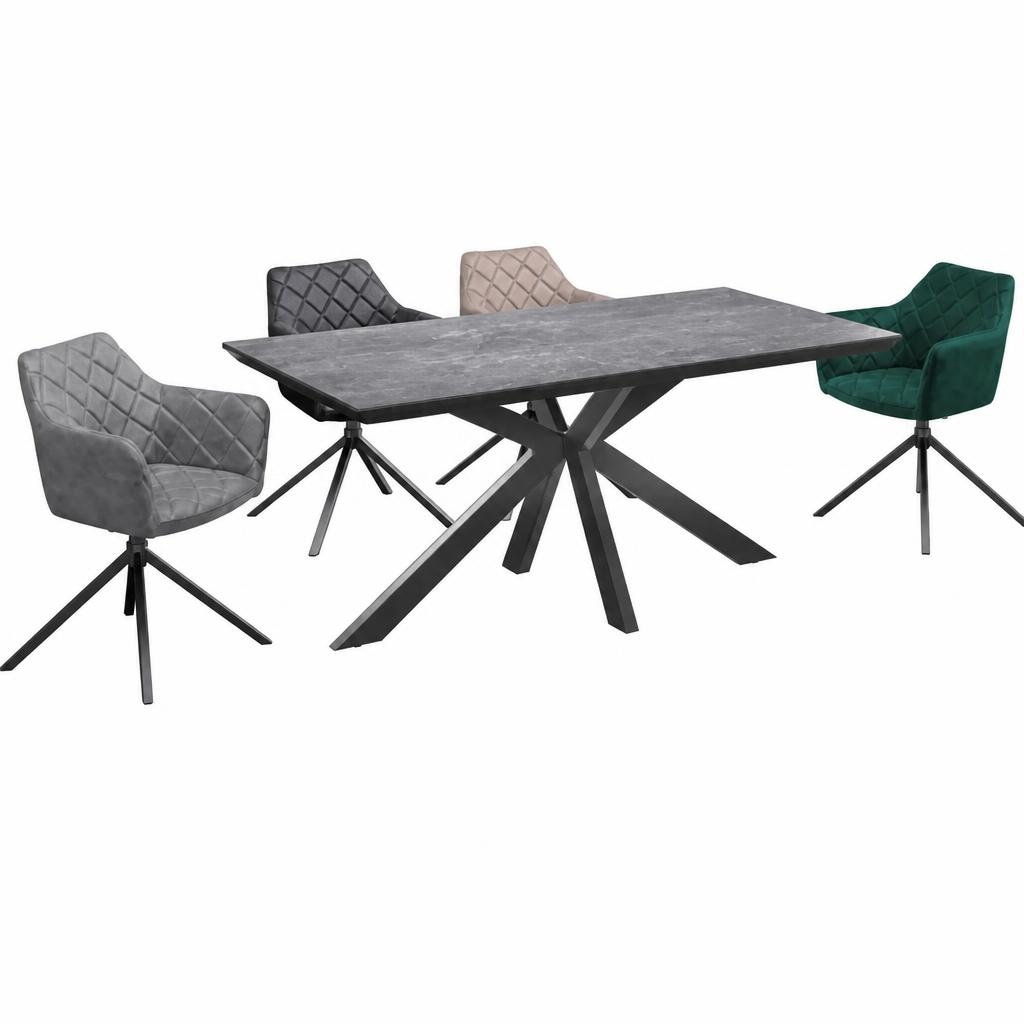 Esstisch Keramikplatte MDF ca. 180x76x90 cm Angebot bei Möbelix