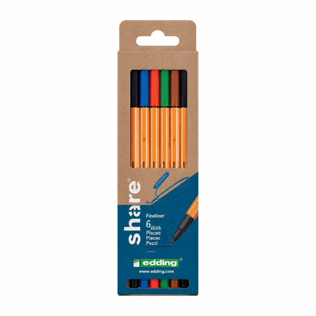 Fineliner 6 Stk. Angebot bei Müller