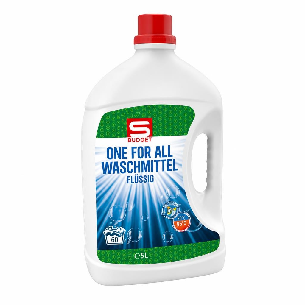 S-BUDGET Waschmittel One-for-All 120 WG Angebot bei Interspar