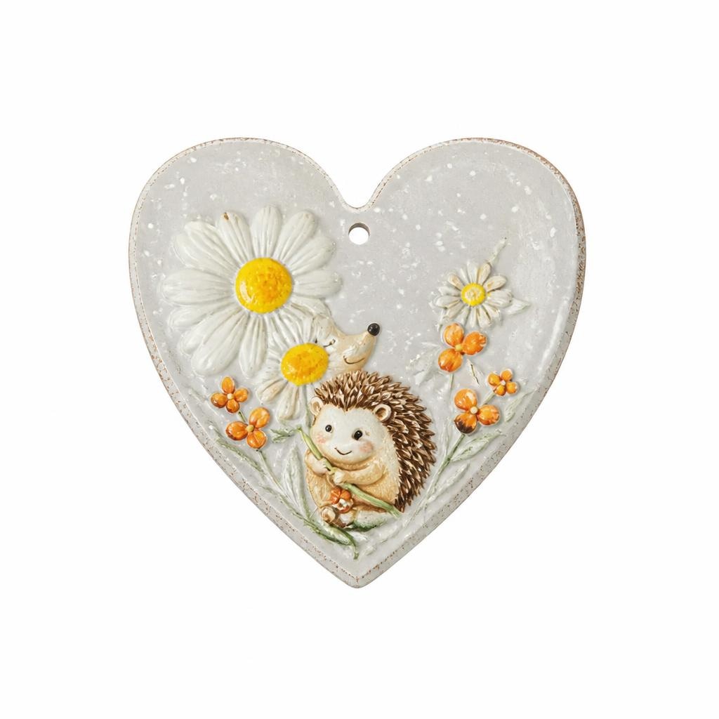Herz mit Igel ca. 12 cm Angebot bei Norma