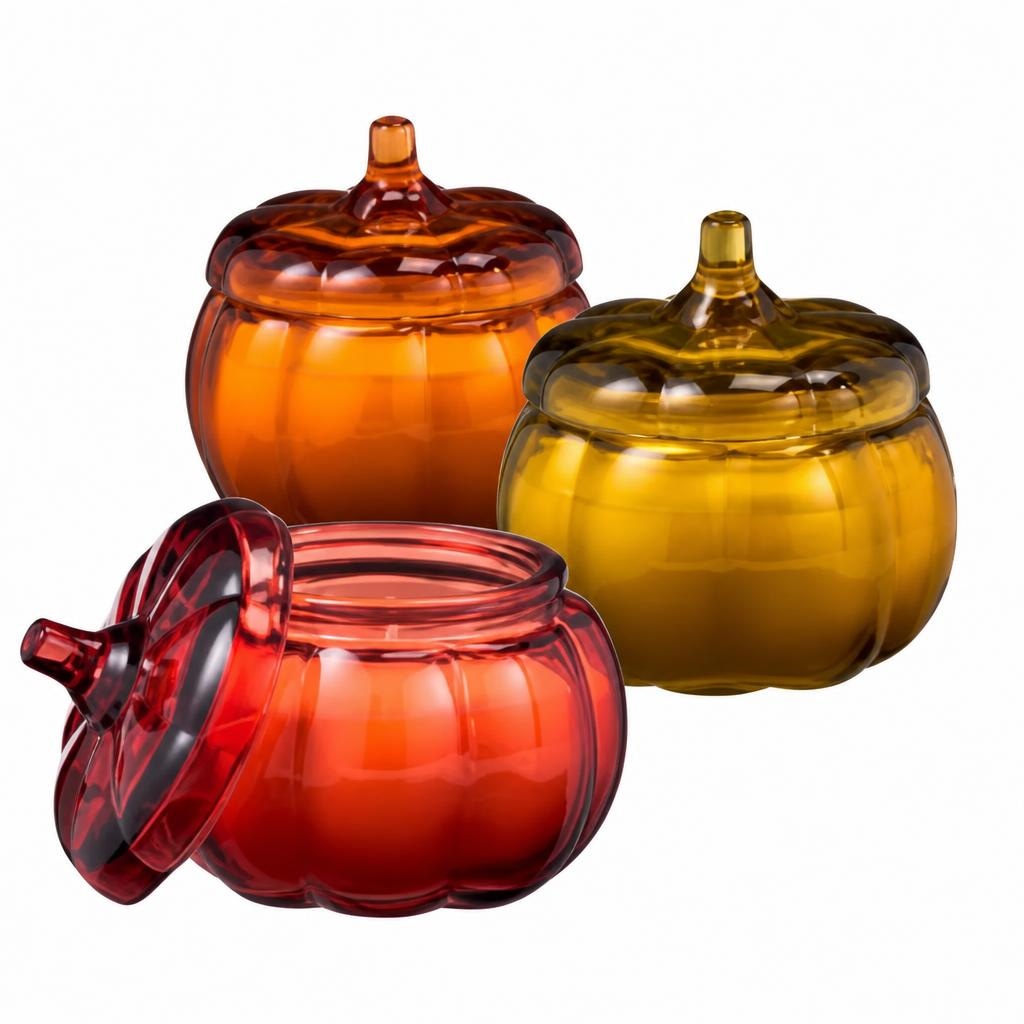 Herbstliche Kerze in Kürbisform Angebot bei Penny