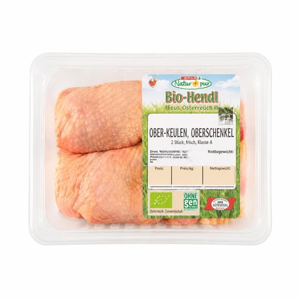 Bio-Hendl-Oberkeulen 500 g SPAR Natur*pur Angebot bei Maximarkt