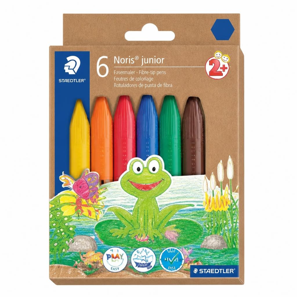 Noris junior Fasermaler 6 Stk. Angebot bei Maximarkt